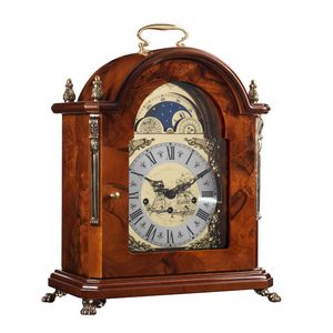 Art. 321/5, Table de luxe horloge en loupe de noyer mosaque