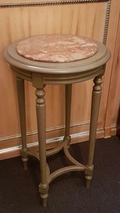 1135 PETITE TABLE, Table basse avec dessus en marbre, prix outlet