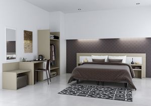 Art. 30123 Napoli chambre d'h�tel, Mobilier de chambre d'h�tel, au design m�tropolitain