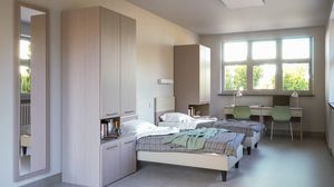 Art. 30919 Study 2 chambre d'h�tel, Mobilier pour chambres d'�tudiants avec espace limit�