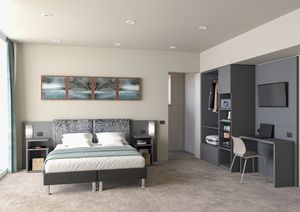 Art. 30994 Camera Twin, Chambre d'h�tel avec lit double transformable en 2 lits simples