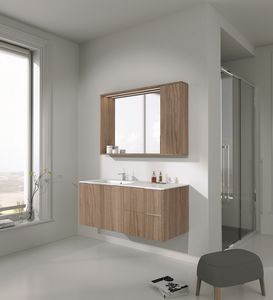 Singoli S 22, Armoire de toilette fini en rable poli