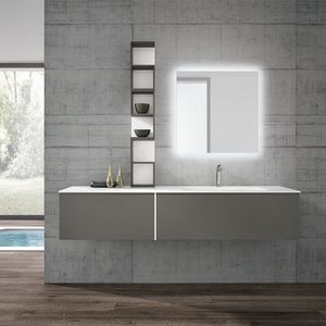 STR8 comp. 19, Meubles de salle de bain modernes, avec miroir rtro-clair