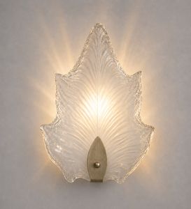 Elite 1240/A, Applique Outlet en verre satin�