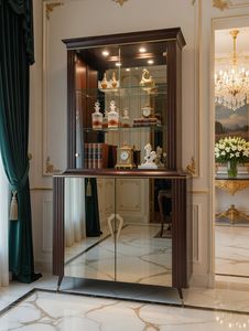 Art. 4024 Bar, Vitrine de bar raffin�e avec portes miroir