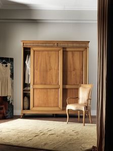 Art. CA718, Armoire en bois avec des portes coulissantes, fro chambre de style classique