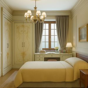 Armoire d'angle sur mesure, Armoire d'angle de style classique, sur mesure