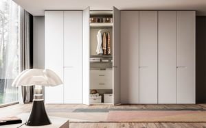 OTTO, Armoire  portes laques blanches