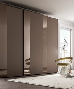 PARIGINO, Armoire avec bande de verre dcorative