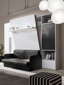 54011 54017 SALVASPAZIO, Armoire avec lit gain de place