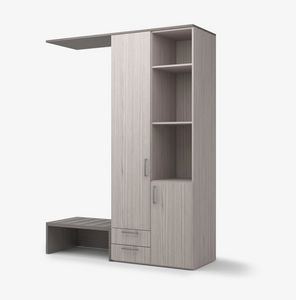 Art. 30433 Armoire multifonction 177,4 cm, Armoire pour chambres d'h�tel, B&B et �tablissements d'h�bergement
