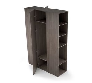 Art. 31150 Armoire de s�paration double face avec compartiment ouvert 180 cm, Armoire de s�paration double face pour chambre d'h�tel