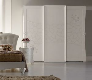 I Sogni Art. 521, 3 portes coulissantes Armoire, avec d�corations en argent