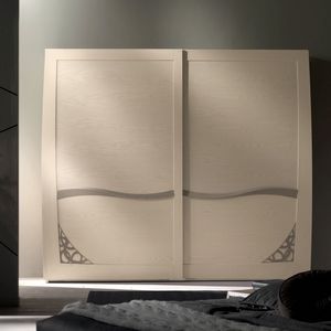 Luna LUNA5102-289, Armoire 2 portes coulissantes avec chantournage