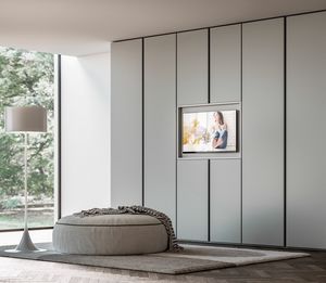 PRESA, Armoire avec meuble TV ouvrant