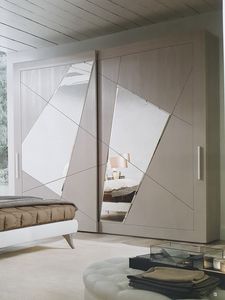 Timetwo, Armoire  portes coulissantes en miroir