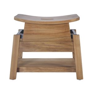 Bhumi 03C9, Banquette monoplace en bois de teck