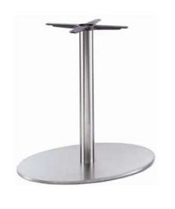 art. 4901-Inox, Base ovale en métal pour tables