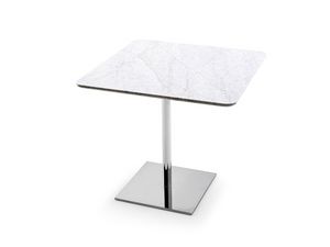 Fly in, Base en acier, avec plate-forme plate, pour tables de bar