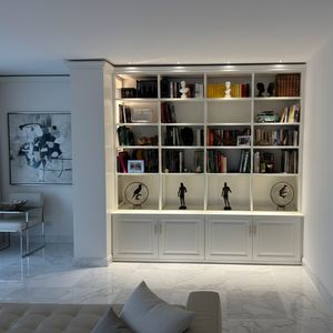 Biblioth�que sur mesure, Mur biblioth�que r�alisable sur mesure