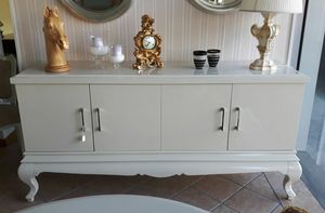 3530 BUFFET, Buffet laqu avec 4 portes, pour salons et cuisines