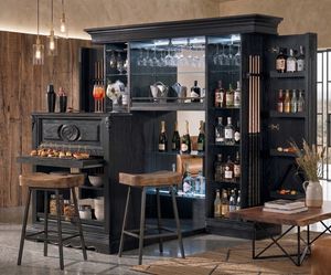 Art. 1489V2, Meuble bar avec p�ninsule extractible et pied de lit