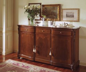 Canova buffet, Buffet avec portes latrales courbes, dans un style classique