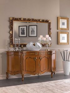 Chippendale buffet 4 portes, Buffet de style traditionnel