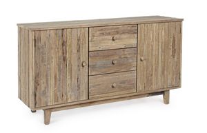 Buffet 2A-3C Rania, Buffet en bois de teck recycl