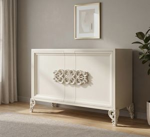Art. 1871, Buffet raffin� avec finition laqu�e blanche