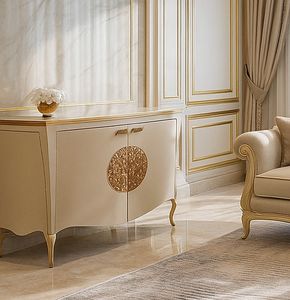 Art. 861, Buffet avec des lignes sinueuses et raffin�es