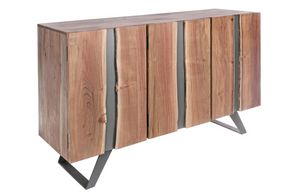 Buffet 3A Aron, Buffet en bois d'acacia et mtal