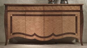 CR59 Charme buffet, Buffet de bois marquet, des htels de luxe