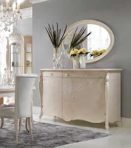 I Sogni Art. 506S, Buffet de style classique contemporain, finement d�cor�
