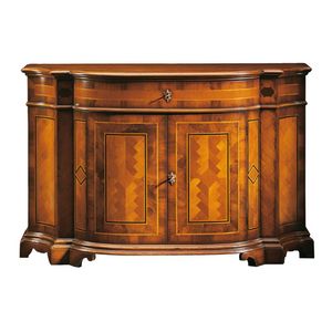 Ligabue RA.0641, Buffet bolognaise de style XVIIIe avec deux portes et un tiroir