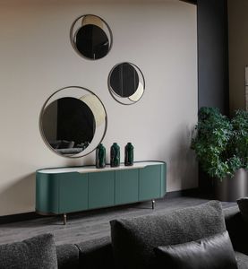 Oasi buffet, Buffet en bois courb�, avec base en acier