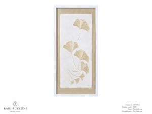 Gingko biloba ina a cool breeze - MT370-1, Oeuvre tactile  effet bas-relief