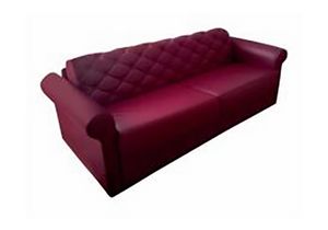 Art. 11950 Canap�-lit maxi classique en simili cuir, Canap�-lit de style classique