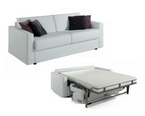 Art. 12347 Canap� lit moyen en simili cuir, Canap� lit au style moderne et �l�gant