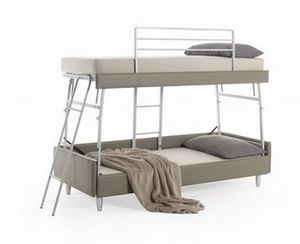 Art. 30231 Lit transformable en 2 lits superpos�s, Lit capitonn�, transformable en 2 lits superpos�s