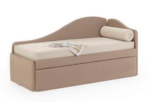 Art. 30236 Dormeuse classique en similicuir avec lit gigogne, Dormeuse avec lit gigogne