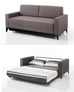 Art. 31205 Canap�-lit double en simili cuir, Canap�-lit avec m�canisme robuste