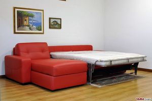 Canap-lit avec pninsule de stockage, Canap-lit double, avec chaise longue