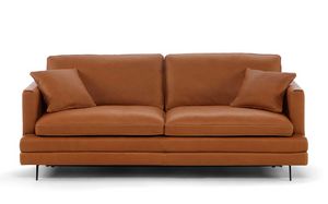 Mabillon, Canapé-lit avec revêtement en cuir