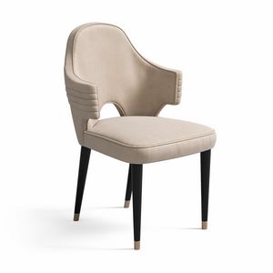 Carol 0601, Chaise rembourr�e, avec accoudoirs