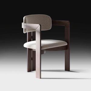 Dolcevita Art. EDV001, Chaise en bois avec accoudoirs, au profil harmonieux