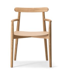 ELISSA 026 P, Chaise en bois avec accoudoirs