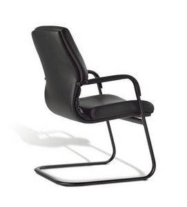 Digital 03, Chaise luge, base en acier tubulaire, pour le bureau