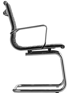 Luxor-T cantilever, Chaise avec base en porte--faux, pour les clients de bureau