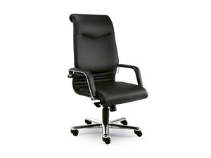 Elegance high executive 2812, Pr�sidentielle chaise de bureau recouvert de cuir